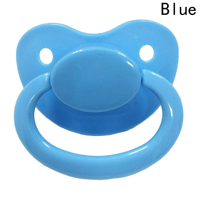 blue Модная силиконовая соска большого размера на заказ для взрослых - Цвет: blue