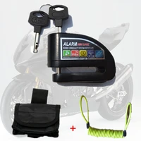 free shipping security burglar alarm lock motorcycles moto bike alarm disc lock high score bass wheel alarm lock