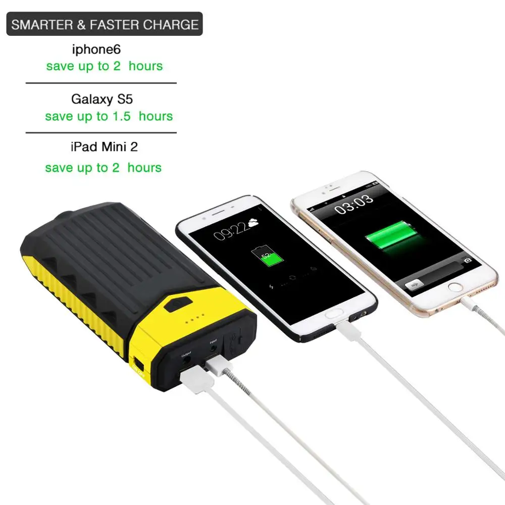 Пусковое устройство для автомобиля WINTUWAY многофункциональное пусковое 12 В