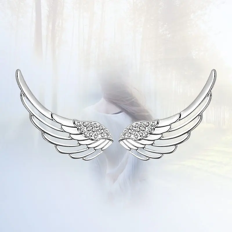 GAGAFEEL Angle's Wing серебристого цвета 925 пробы серебряные серьги наивысшего качества Модные ювелирные изделия для женщин Свадебная вечеринка