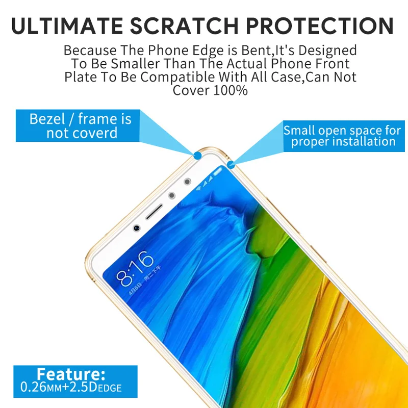 2 шт Стекло для Xiaomi Redmi S2 закаленное стекло 6 6A Pro защита экрана Edge Xiomi Y2 защитная