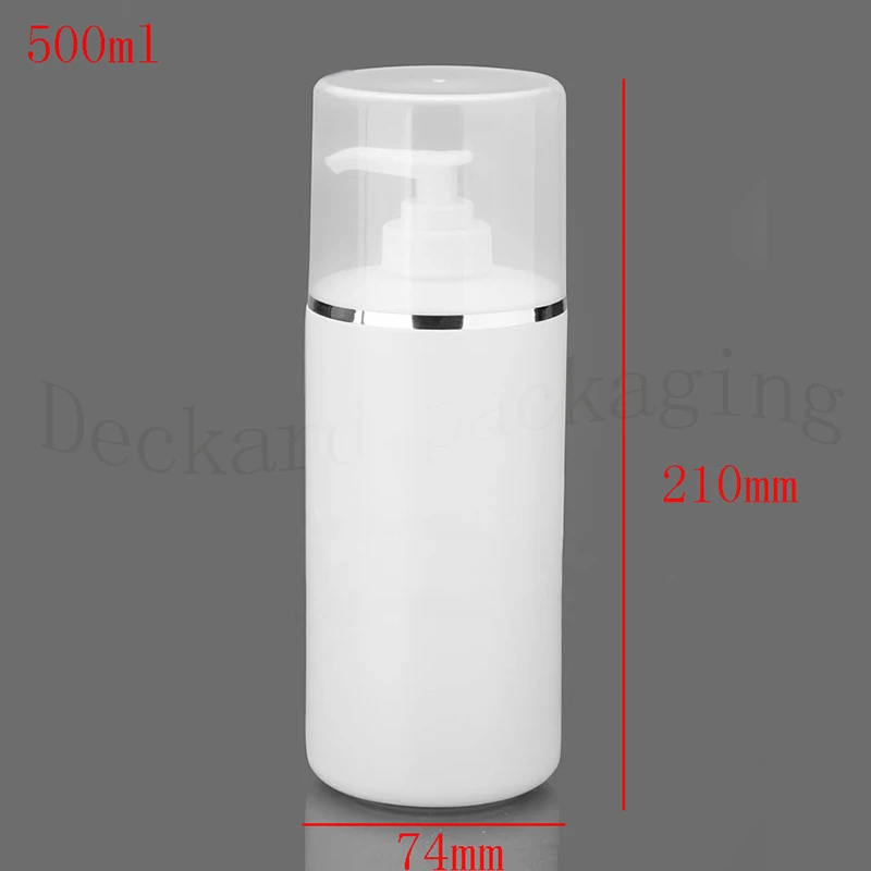 Пластиковый контейнер с насосом для косметических средств 10 Х500 мл|bottles for