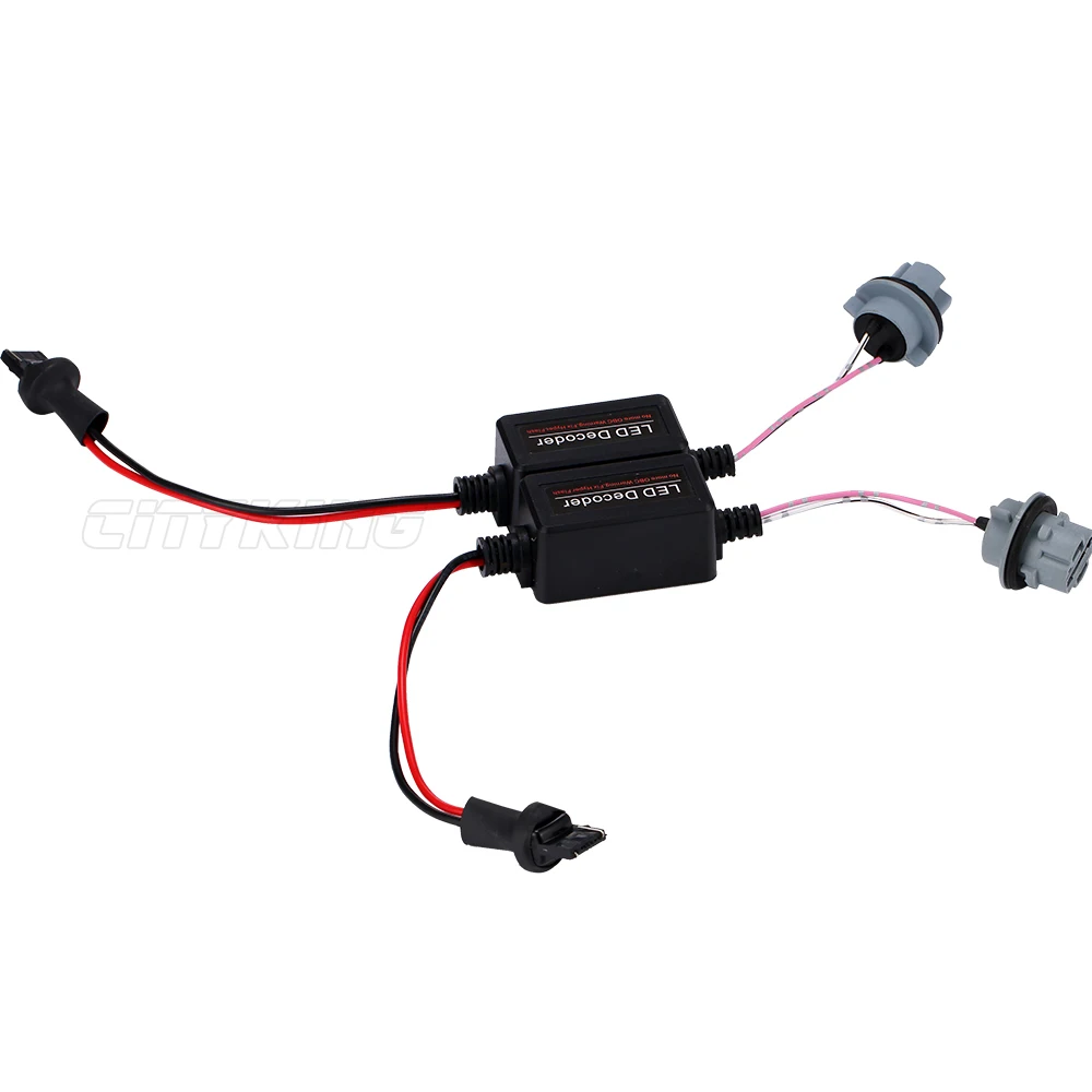 2 x T10 S25 T20 1156 BA15S 1157 bay15d 7440 7443 светодиодный декодер Автомобильный поворотный
