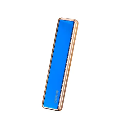 blue Exquite электронная USB Зажигалка, ветрозащитная перезаряжаемая зажигалка, портативный фонарь, Encendecor, подарки для курения, гаджеты для мужчин - Цвет: blue