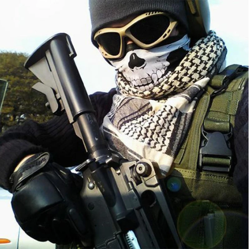 Halloween Scary Mask Festival Skull Masks Skeleton Outdoor Motorcycle Bicycle Multi Scarf Half Face Cap Neck Ghost | Дом и сад