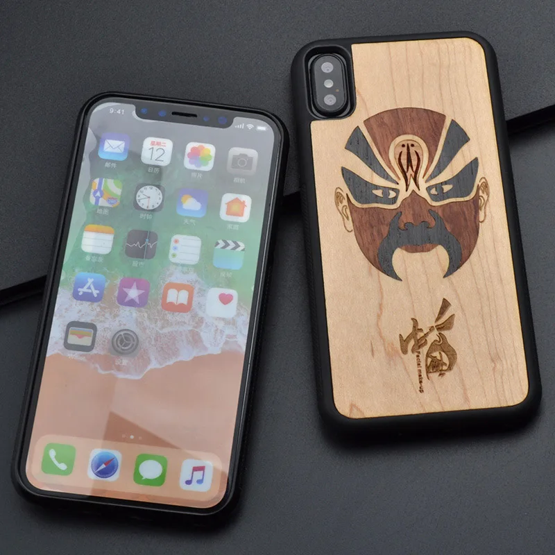 Оригинальный модный деревянный чехол для телефона ручной работы Iphone11 11promax