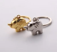 free shipping 200pcslot zinc alloy elephant keychain keyring favors indian wedding baby showers party gifts souvenirs