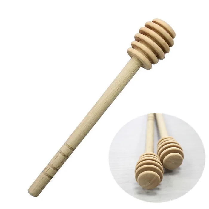 Медовая медовая мешалка 1 шт. практичная ручка для перемешивания деревянная