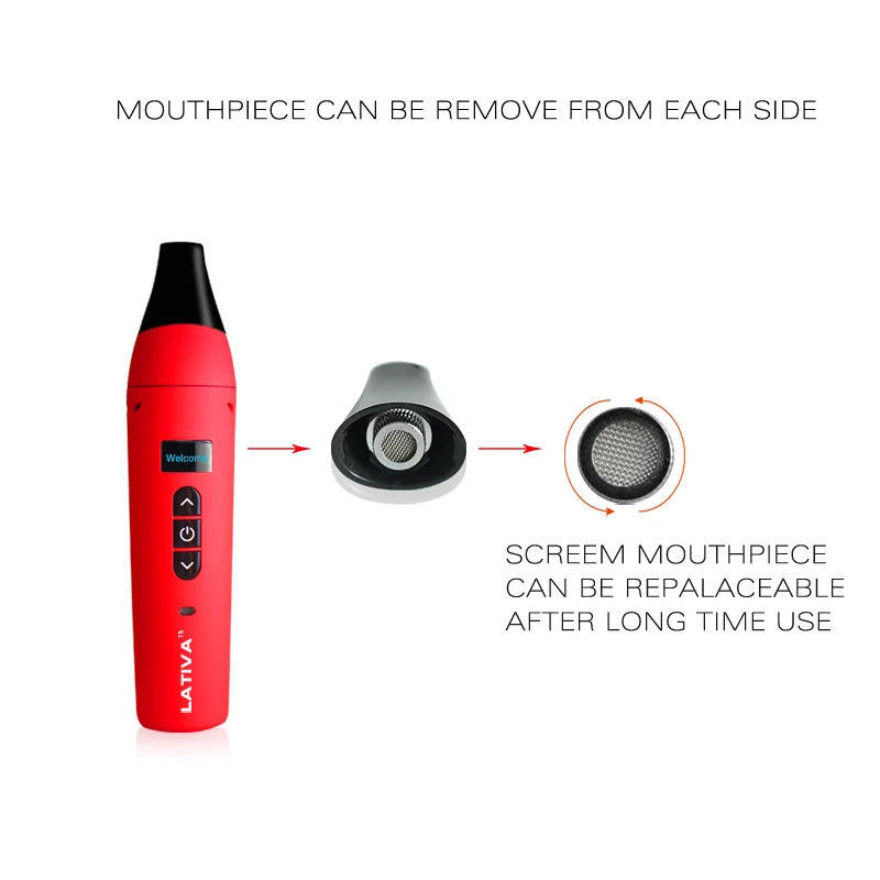Dry Herb Vapor Lativa E Cigarette Ceramic arua DRY Vaporizer electronic cigarette starter kit black widow lativa nokiva|dry herb vaporizer|electronic