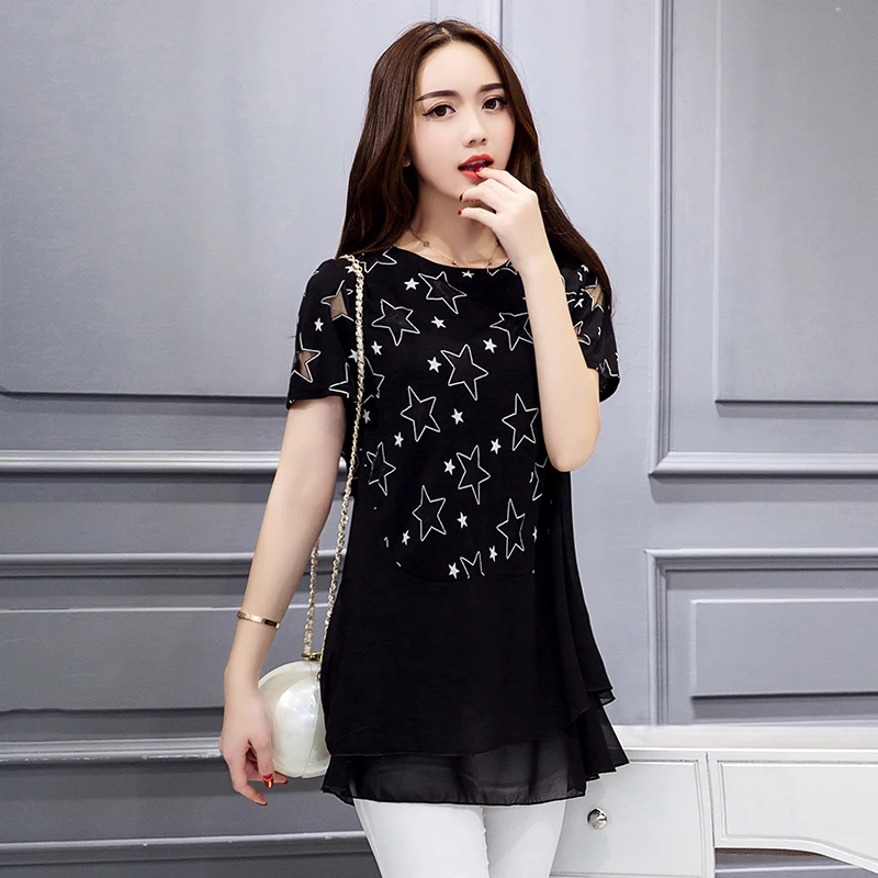 5xl Большие размеры Топы blusas feminina 2016 корейские весенние летние женские рубашки