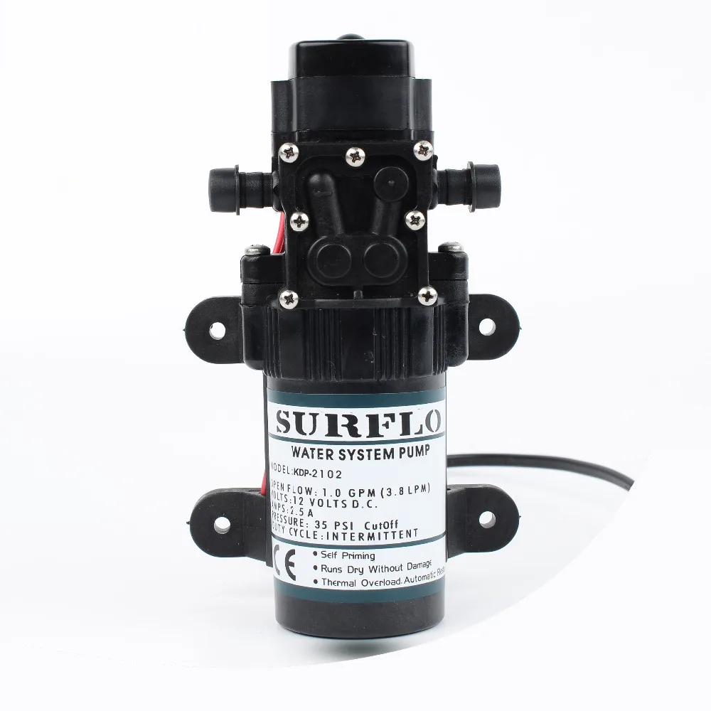 Электрический распылитель SURFLO KDP-2105 12 В 0.8gpm 5.6bar для распыления и запотевания под