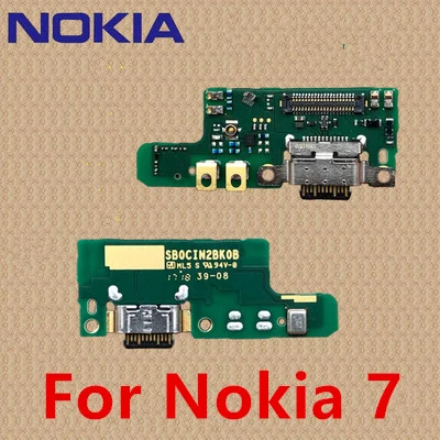 NK 7 Для Nokia X6 TA1099 зарядный порт печатной платы usb зарядная док-станция для Nokia X7 6,1 7. 1 7 PLUS для Nokia 6 7 8 - Цвет: NK 7