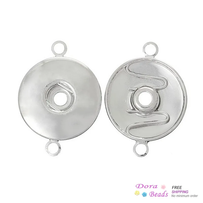 8 СЕЗОНОВ Медные Соединители Результаты Круглый Серебряный Тон Подходит Nice