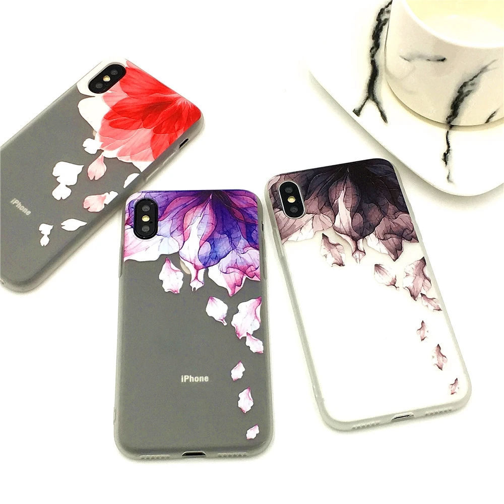3D рельефный чехол для Apple iPhone X 6 6S 7 8 Plus мягкий прозрачный ТПУ сотового телефона |