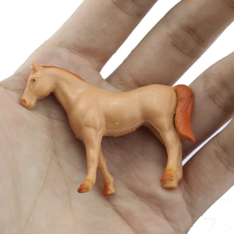 12 шт./компл. оригинальная коробка лошадь серии высокая моделирования ПВХ Модель