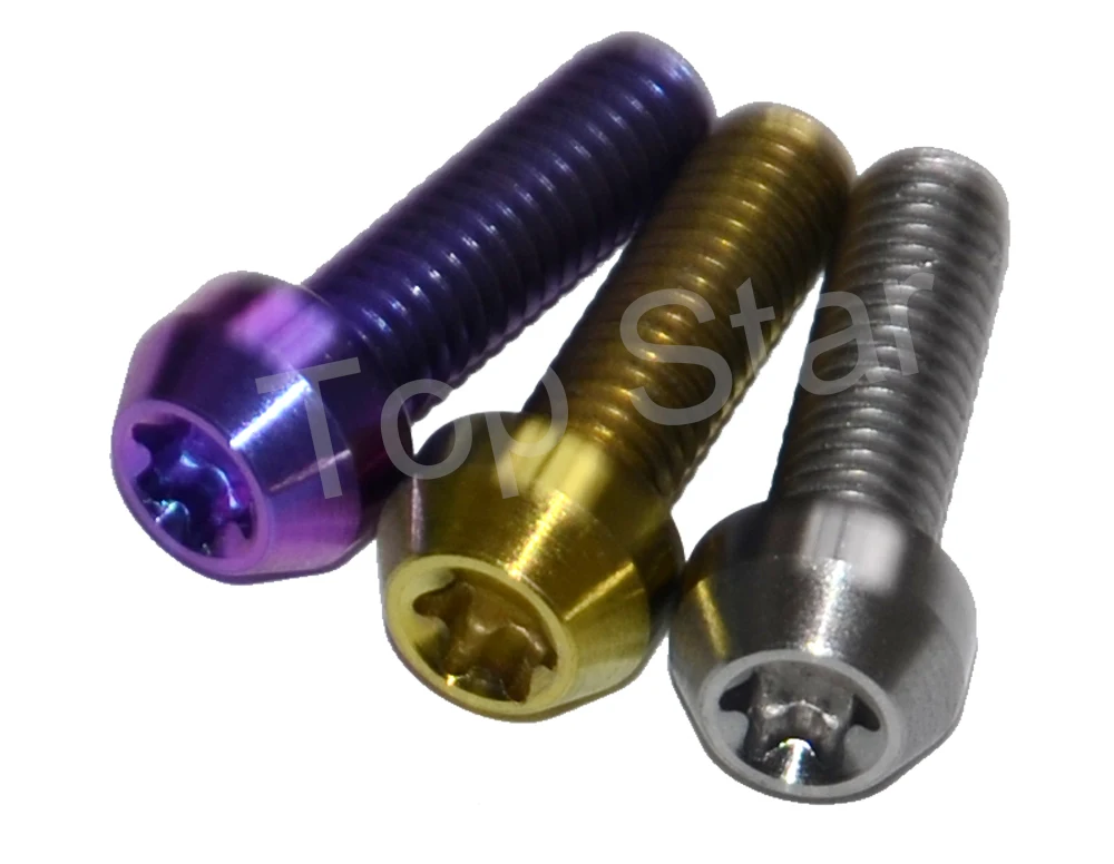 6 шт. M6 x 20 Grade5 титановые болты для гоночного мотоцикла|titanium bolts|bolts titaniumtitanium m6 bolt |