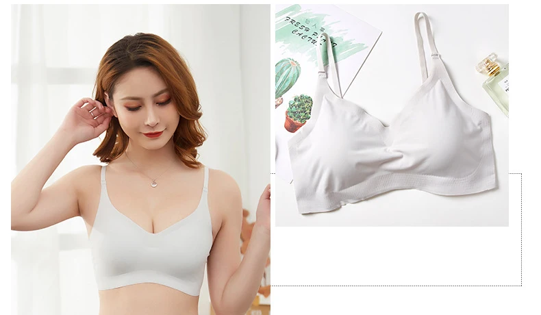 Бесшовные бюстгальтеры для женщин, отжимать Bralette Soutien Gorge Femme, без косточек, Soutien Gorge Femme, комфортное нижнее белье, подтягивающий бюстгальтер