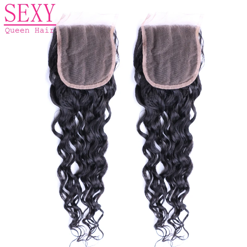 4 Bundles Malaysian Deep Wave With Closure Wavy Unprocessed Virgin Hair |