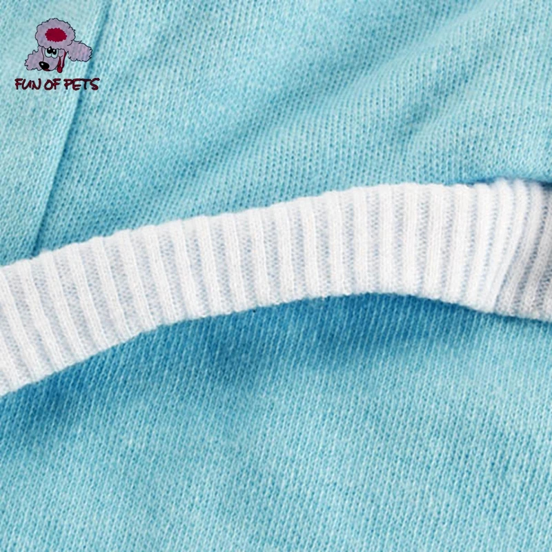 2017 хлопковая толстовка со снежинками футболка для собак голубая Одежда рубашка