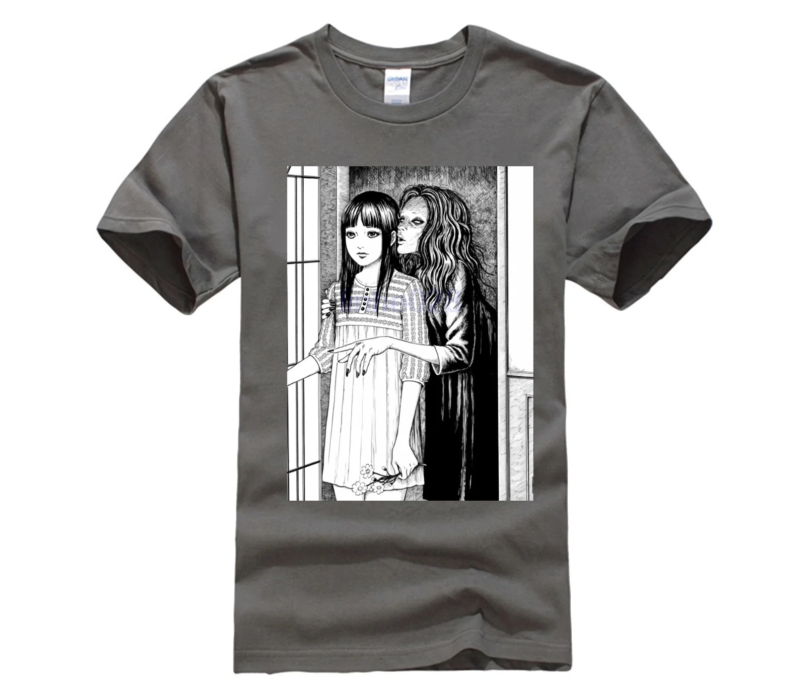 Junji Ito футболка 2019 мужские футболки модные Забавные с графическими принтами для