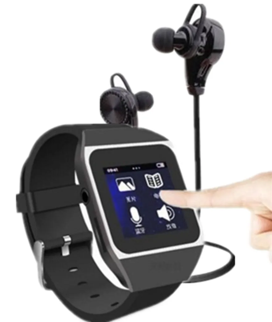 8 ГБ часы MP4 плеер + Bluetooth наушники bluetooth спортивные беспроводные Спорт игроки|mp4