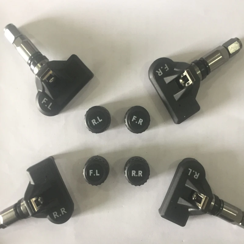 Система контроля давления в шинах Tpms Sensorsolar, система безопасности автомобиля, интеллектуальное управление шинами, беспроводная, 4 колеса, внешняя