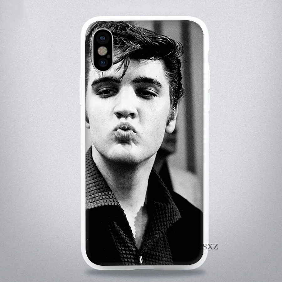 Чехол для Телефона iPhone 7 8 6 6s Plus X XR XS Max 5 5S SE чехол Elvis Presley Kiss|Чехлы-накладки| |