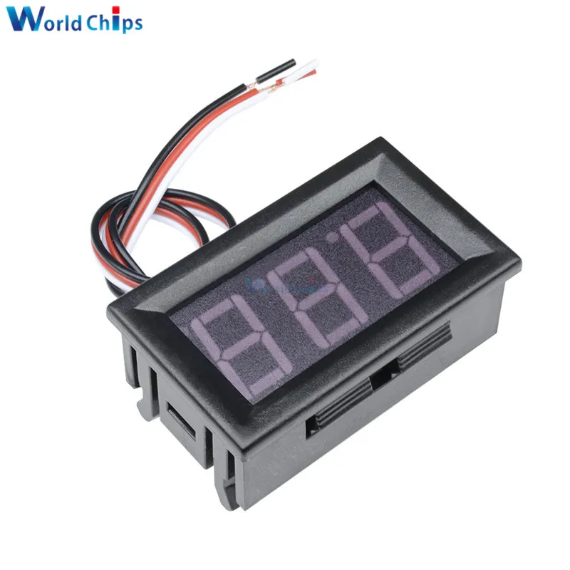 0 56 дюймов &quotМини цифровой вольтметр постоянного тока 4 5 в до 30V AC 70V 500V Напряжение