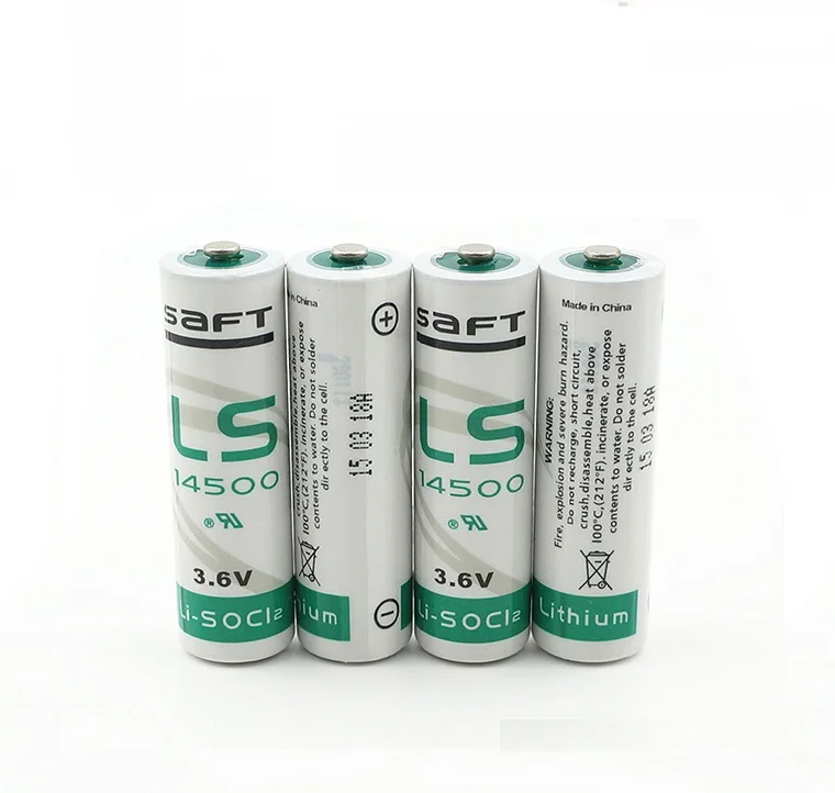 

4 шт., литиевая батарея SAFT LS14500 LSG14500 LS-14500 CER14505 AA 3,6 В для дополнительного оборудования, запасная универсальная литиевая батарея