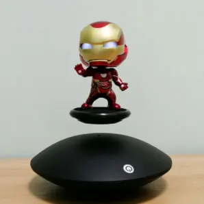 Q Iron Man-base Крутой Магнитный вращающийся плавающий Железный человек Тони Старк MK4 MK2 база со светодиодный светильник фигурка забавная игрушка украшение коллекционный подарок - Цвет: Q Iron Man-base