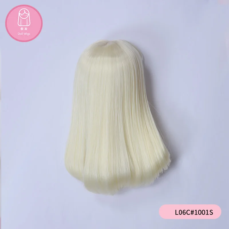 L06C 1001S Парик для куклы bjd shinee LutsbjdlHoney Delf Размер 5-6 дюймов 1/6 высокотемпературный прямой парик для шарнирной куклы Прекрасный парик для красоты L06C - Цвет: L06C 1001S