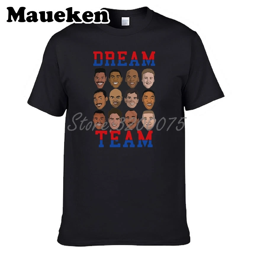 Мужская команда мечты графический Майкл Джордан Ларри Берд малон Drexler Stockton Barkley