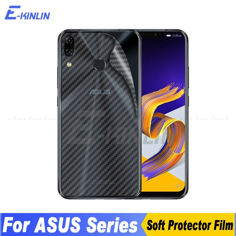 3D углеродное волокно задняя крышка экрана протектор для Asus ZenFone 5 5Z 6 7 Pro ZS670KS ZS671KS