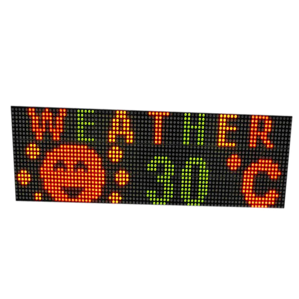 Полноцветный светодиодный модуль RGB P10 для помещений дисплей 32*16 пикселей 1/4