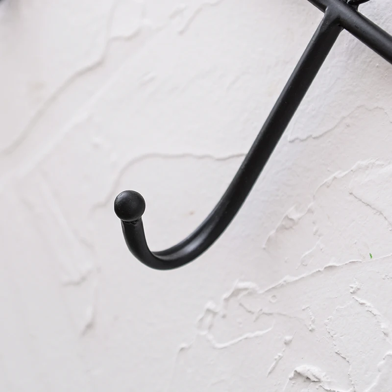 Винтажный Железный крючок для одежды настенное украшение креативная комната
