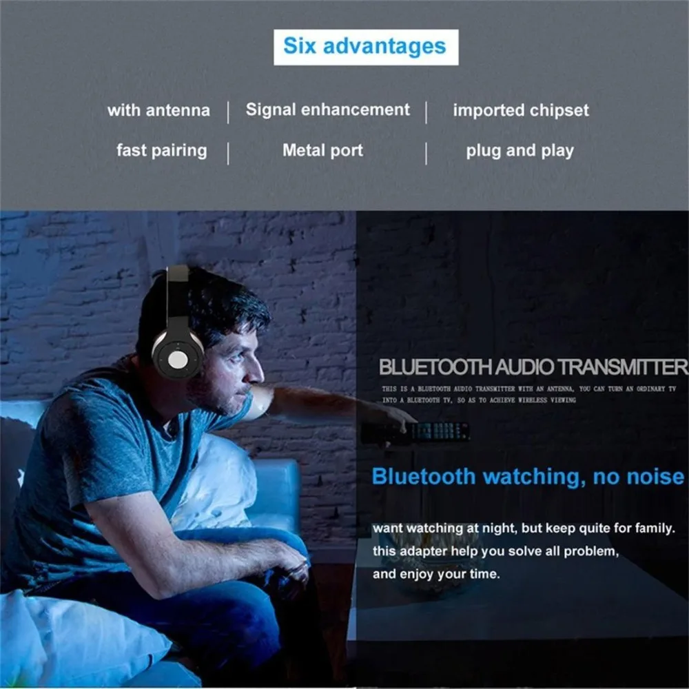 Wireless Bluetooth Transmitter Viewing Imported Chip Fast Transmitting | Электроника