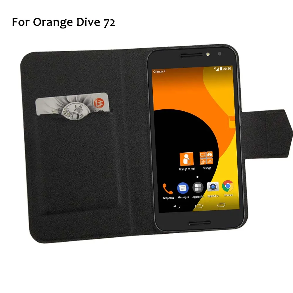 5 видов цветов жарко! Orange Dive 72 кожаный чехол для телефона Прямая поставка с
