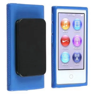 Зажим для ремня чехол iPod Nano 7 Чехол спортивный ТПУ Силиконовые мягкие чехлы Чехлы