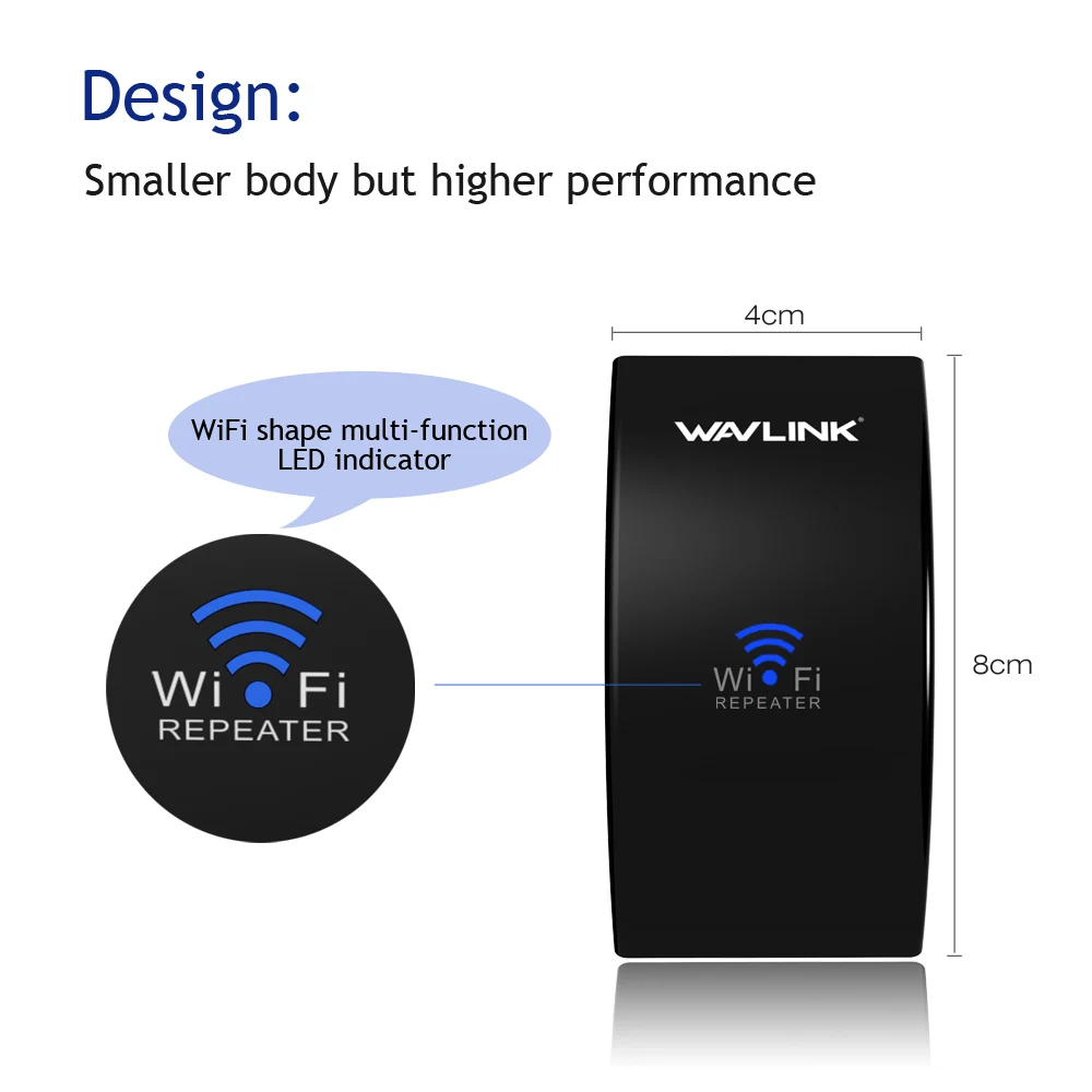 Wavlink 300 Мбит/с Wi Fi длинный диапазон расширитель Беспроводной ретранслятор 2 4G сеть