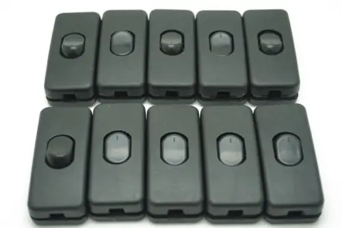 10 шт./лот Универсальный переменный ток 110-250 В 2A Встроенная лампа освещения