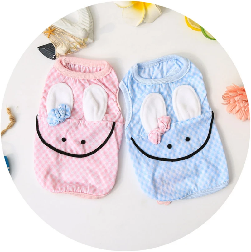 Kawaii Милая Одежда для кошек рубашки домашних животных собак породы Йоркширский