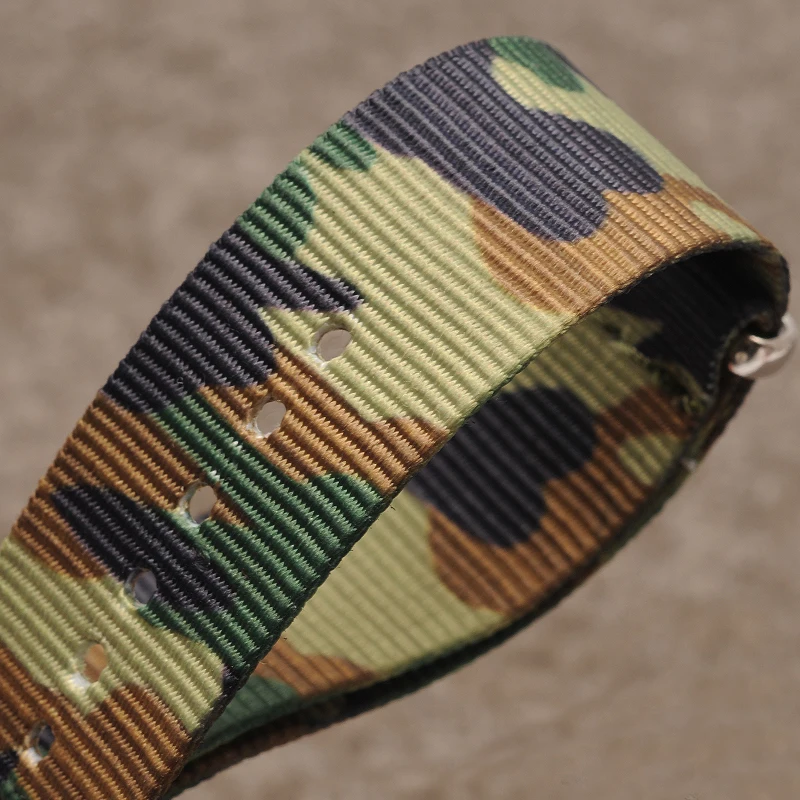 Аксессуары для часов нейлоновый холщовый Камуфляжный полевой ремешок уличный