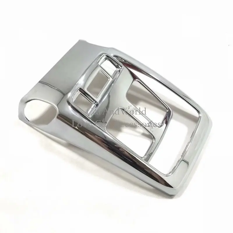 

For Jeep Grand Cherokee 2017 2018 Interior Rear Armrest Air Conditioning Outlet Vent Cover Frame Trim ABS Chrome Car Accessories