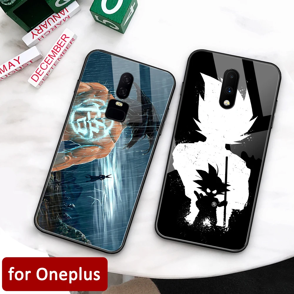 Для Oneplus 6t чехол стеклянная задняя крышка Dragon ball супер Чехол 7 pro coque для 1 + 5 5t 6 |