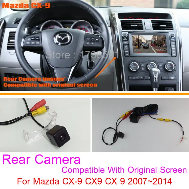 For Mazda CX-9 CX9 CX 9 2007~2014 / RCA & Original Screen Compatible / Car Rear View Camera / Back Up Reverse Camera