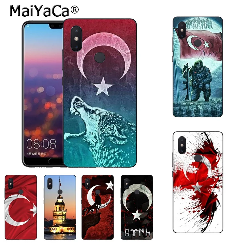 MaiYaCa Турецкий флаг Анкары Модный чехол для телефона xiaomi mi 8se 6 note2 note3 redmi 5 plus note4