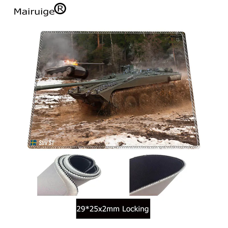 Mairuige World Of Tanks большой игровой Мышь Pad край блокировка компьютера pad коврик для Dota 2