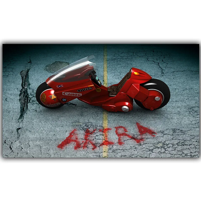 Akira Red Fighting Anime Art Шелковый плакат с принтом 30x48 см 50x80 60x96 картинки для декора стен |