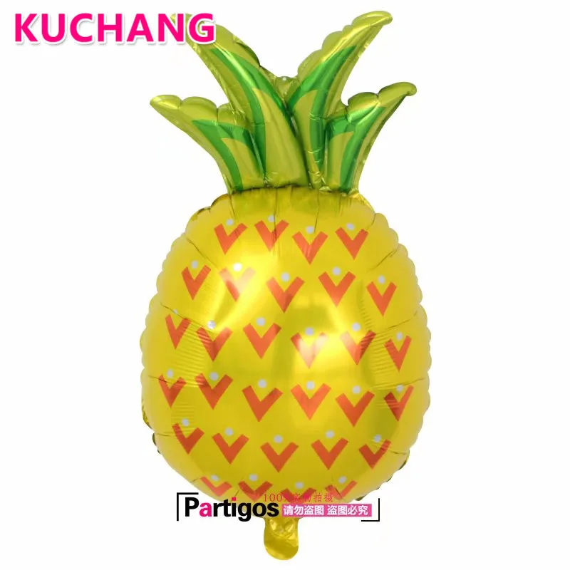 pineapple 1 шт. Jumbo Фламинго тропический коктейль напиток шар кактус XOXO бутылка для губ фольга Globos Baby свадебный душ День Рождения Декор - Цвет: pineapple