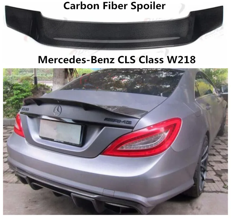 Спойлер из углеродного волокна для Mercedes Benz CLS Class W218 2012 2019 высококачественные